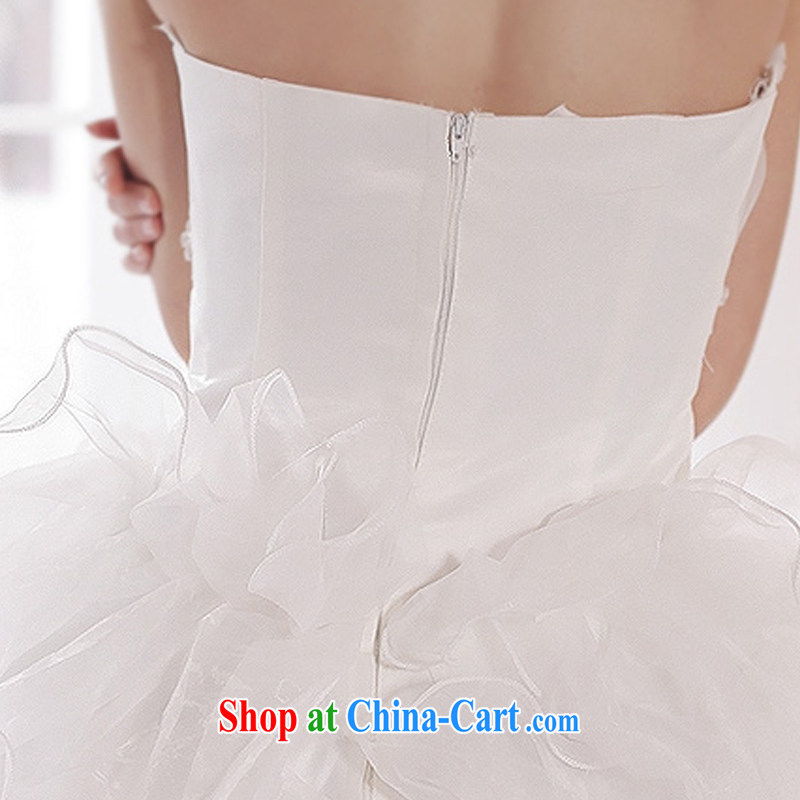 Diane M Ki Korean romantic/bare chest lace/tail/marriages/wedding dresses 2014 new wedding tails, XL, Diane M Ki, shopping on the Internet