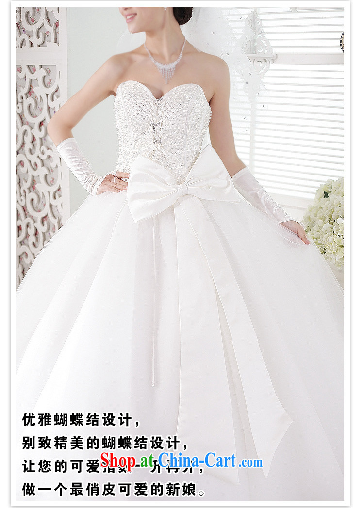 Diane M Qi 2014 new Korean sweet butterfly knot diamond jewelry wiped his chest to tie, bridal wedding dresses white L waist 2 feet 1 pictures, price, brand platters! Elections are good character, the national distribution, so why buy now enjoy more preferential! Health