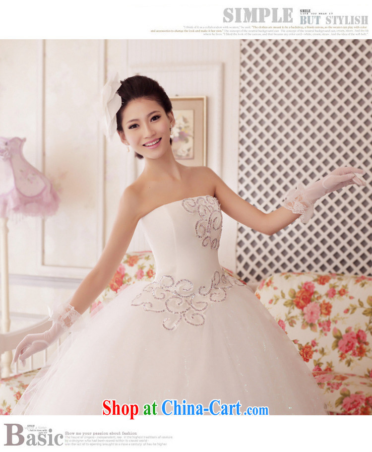 wedding dresses new 2014 erase chest strap Korean pregnant women high waist. Summer wedding white XXL waist 2 feet 4 pictures, price, brand platters! Elections are good character, the national distribution, so why buy now enjoy more preferential! Health
