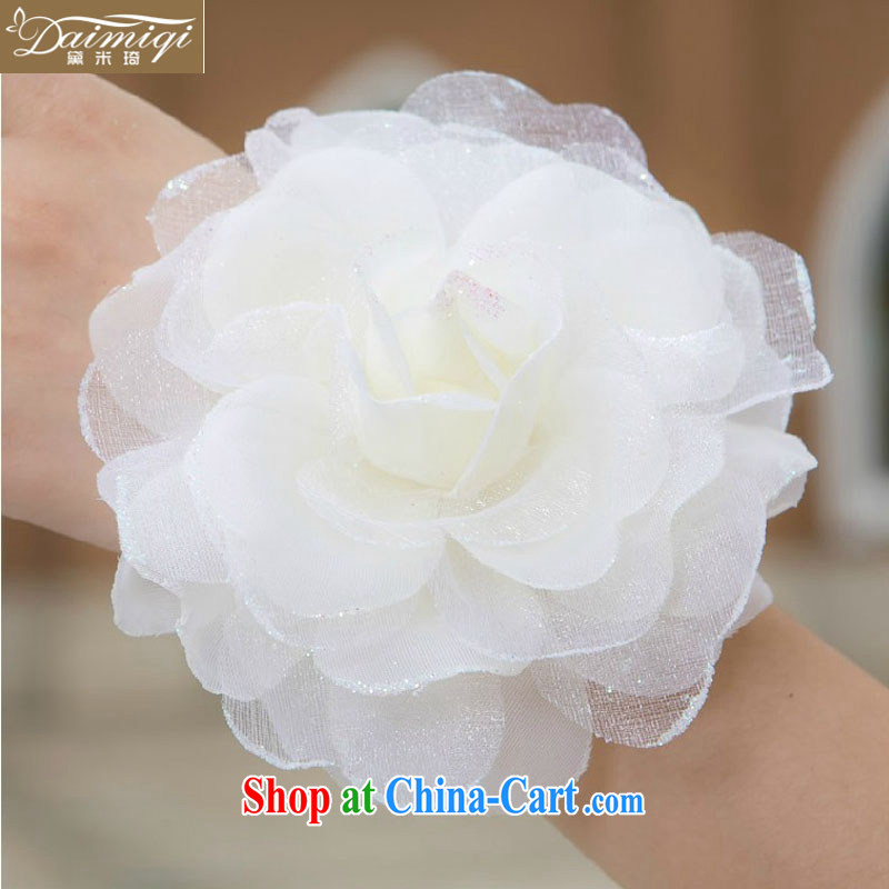 Diane M-kay wedding dresses accessories of the bride's hand take bridesmaid sister flowers wedding supplies multi-color 03 white