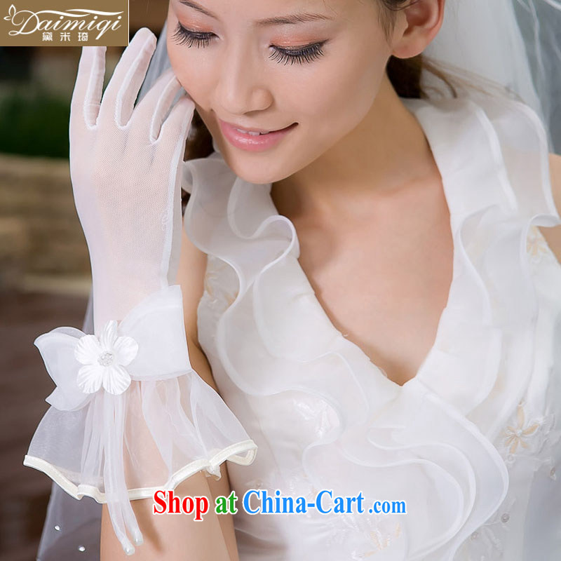 Diane M Ki marriages show choir_high-feed_high quality cotton yarn bow-tie_short gloves