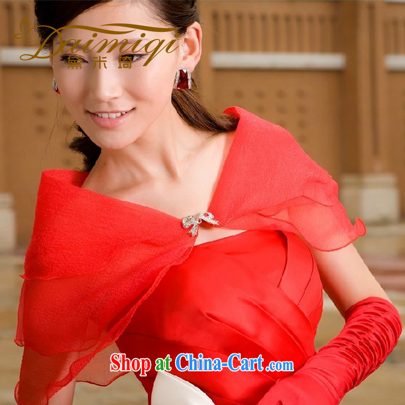 Diane M Ki wedding dresses dresses bridal Shawls_Scarves_yarn shawl_bridal Shawls_Korean 100 ground red shawl