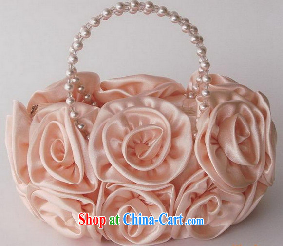 Luxury damask roses marriages wedding dresses hand bags\bridesmaid package\Dinner Package/champagne color pictures, price, brand platters! Elections are good character, the national distribution, so why buy now enjoy more preferential! Health