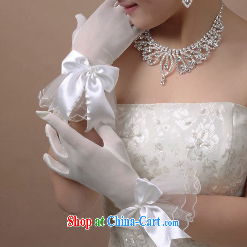 Marriages show choir/high-feed/high quality cotton yarn bow-tie/short gloves, Diane M Ki, shopping on the Internet
