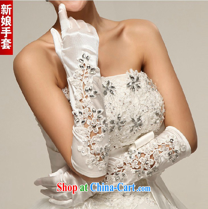 Bridal gloves wedding gloves Korean-style lace diamond jewelry long full refers to marriages gloves gloves pictures, price, brand platters! Elections are good character, the national distribution, so why buy now enjoy more preferential! Health
