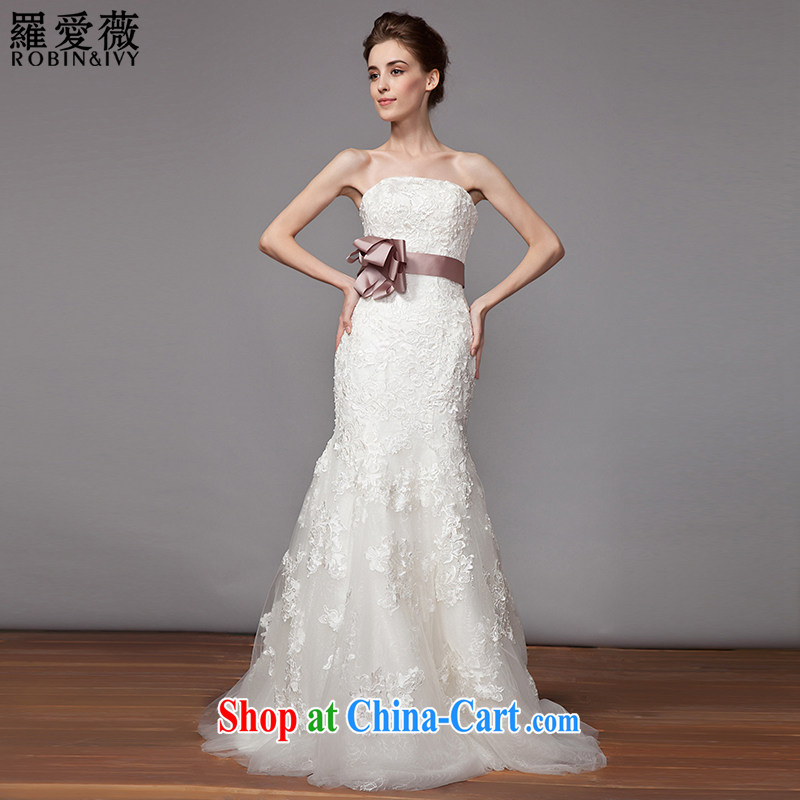 Love, Ms Audrey EU Yuet-mee, RobinIvy_ 2015 new bride's bare chest lace wedding verawang wedding dresses H 33,516 white tailored