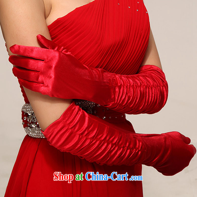 Marriages wedding dresses Satin full a 5 refer to long gloves red and feel is very classy and 100 ground style gloves, Diane M Qi, shopping on the Internet