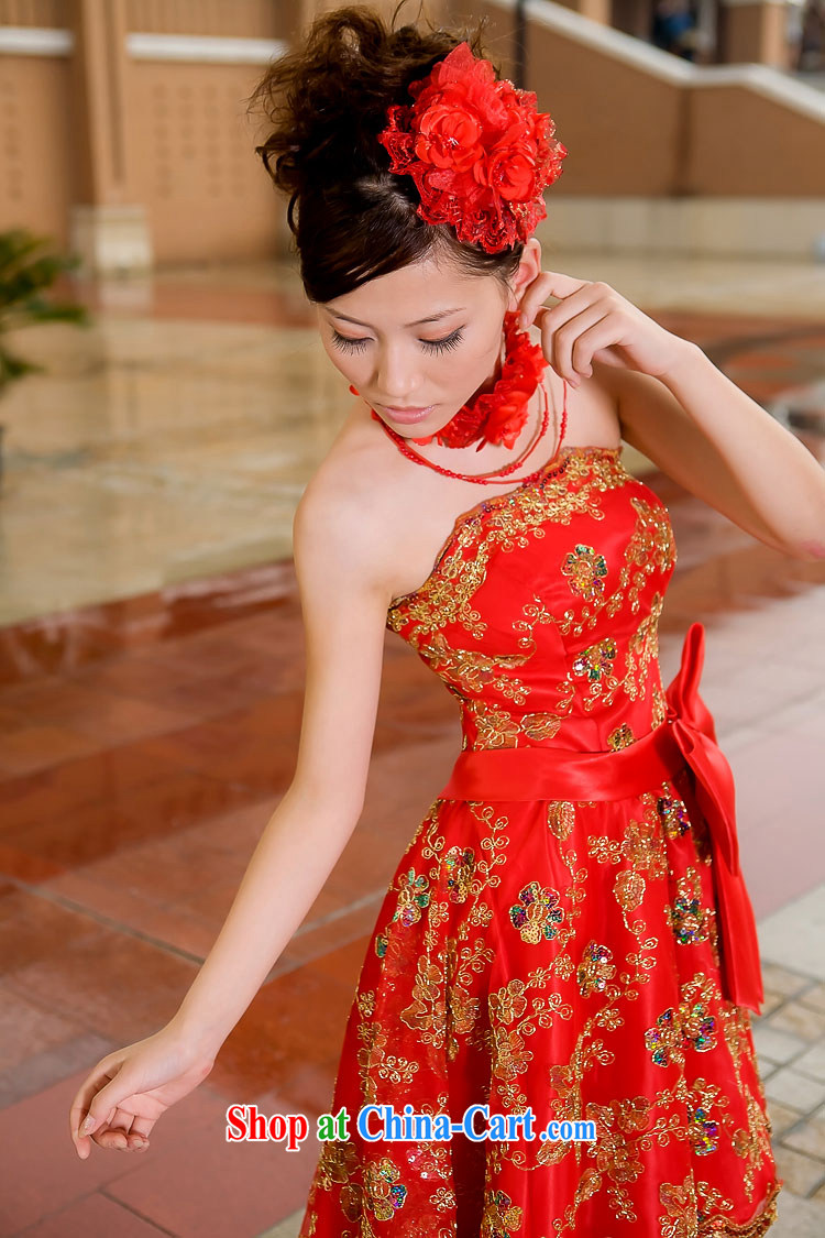 2014 new wedding dresses with red Korean head spend + also take - bridal hair accessories bridal and take pictures, price, brand platters! Elections are good character, the national distribution, so why buy now enjoy more preferential! Health
