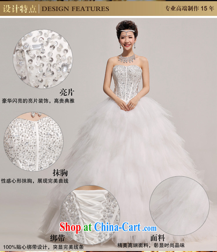 Diane M Qi 2014 new wedding stylish retro shaggy dress Deluxe the shallow V collar wedding white XXL pictures, price, brand platters! Elections are good character, the national distribution, so why buy now enjoy more preferential! Health