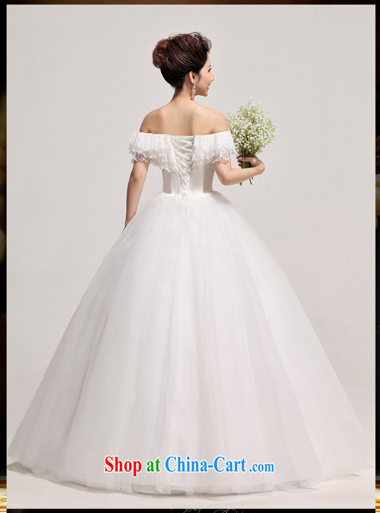 wedding dresses Korean tie-brides field shoulder wedding dresses with large, wedding marriage Wedding Video thin white XXL pictures, price, brand platters! Elections are good character, the national distribution, so why buy now enjoy more preferential! Health