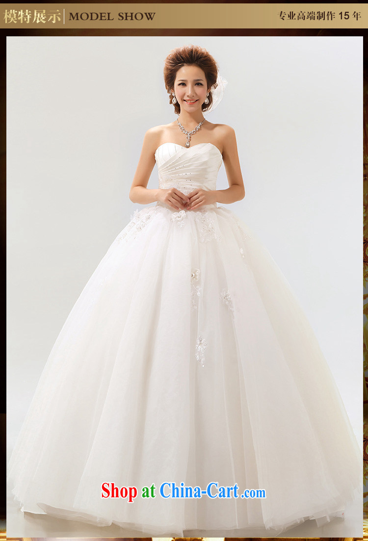 Summer 2014 new sweet and stylish flowers Korean Korean marriages wedding dresses elegant white XXL pictures, price, brand platters! Elections are good character, the national distribution, so why buy now enjoy more preferential! Health