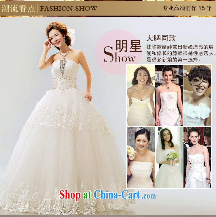 2014 new retro stars with flash light drill Korean shaggy marriages wedding dresses white XXL pictures, price, brand platters! Elections are good character, the national distribution, so why buy now enjoy more preferential! Health