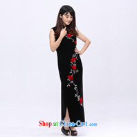 Star magazine, noble men velvet dress the manually set crystal embroidered three-dimensional flower cheongsam 201,502 black XXXL pictures, price, brand platters! Elections are good character, the national distribution, so why buy now enjoy more preferential! Health