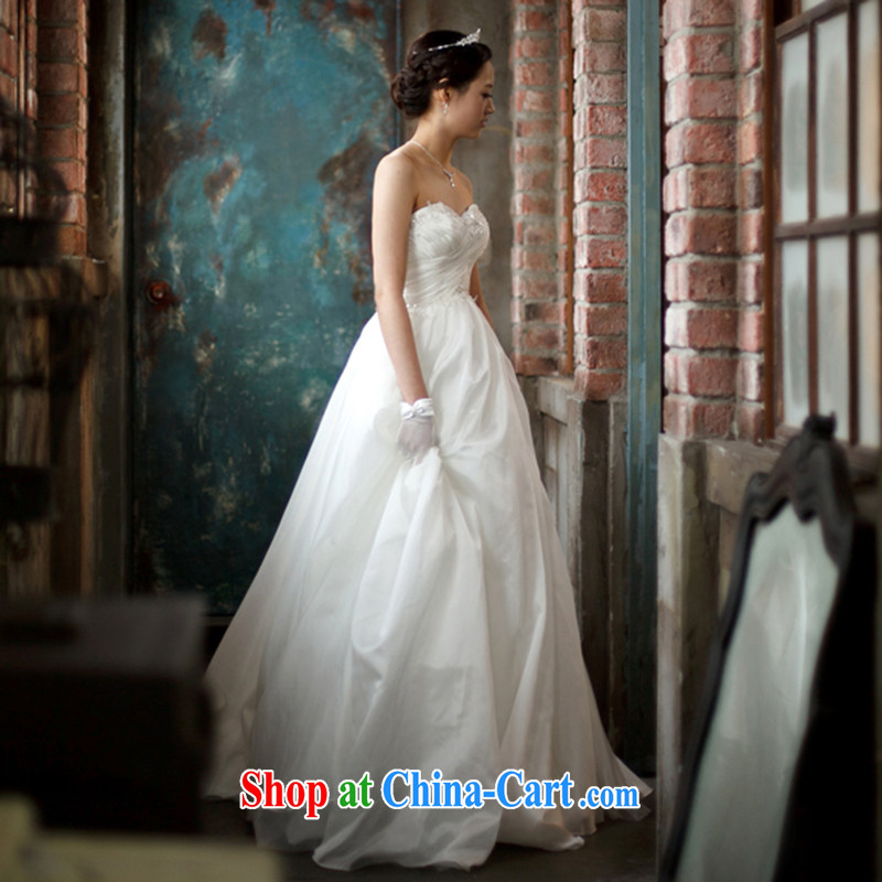 LAURELMARY sponsors the 2015 new Korean design is simple Erase chest super sweet bridal wedding dresses white XL (B = 95/W = 79), sponsors, and, on-line shopping