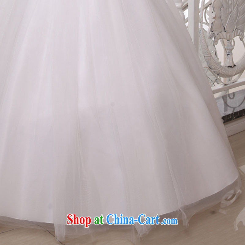 Diane M Ki wedding dresses 2014 new minimalist wiped his chest, wedding beauty graphics thin white wedding band, white XXL, Diane M Qi, shopping on the Internet