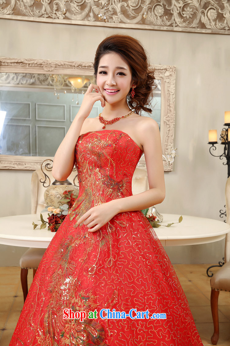 Diane M Ki wedding dresses red wiped his chest, wedding Peacock Phoenix wedding dresses red toast serving red XXL pictures, price, brand platters! Elections are good character, the national distribution, so why buy now enjoy more preferential! Health