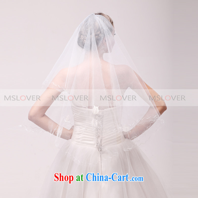 MSLover tulip 1.5 M single layer wedding dresses accessories bridal wedding head-dress, ornaments and yarn TS 120,341, name, Mona Lisa (MSLOVER), shopping on the Internet