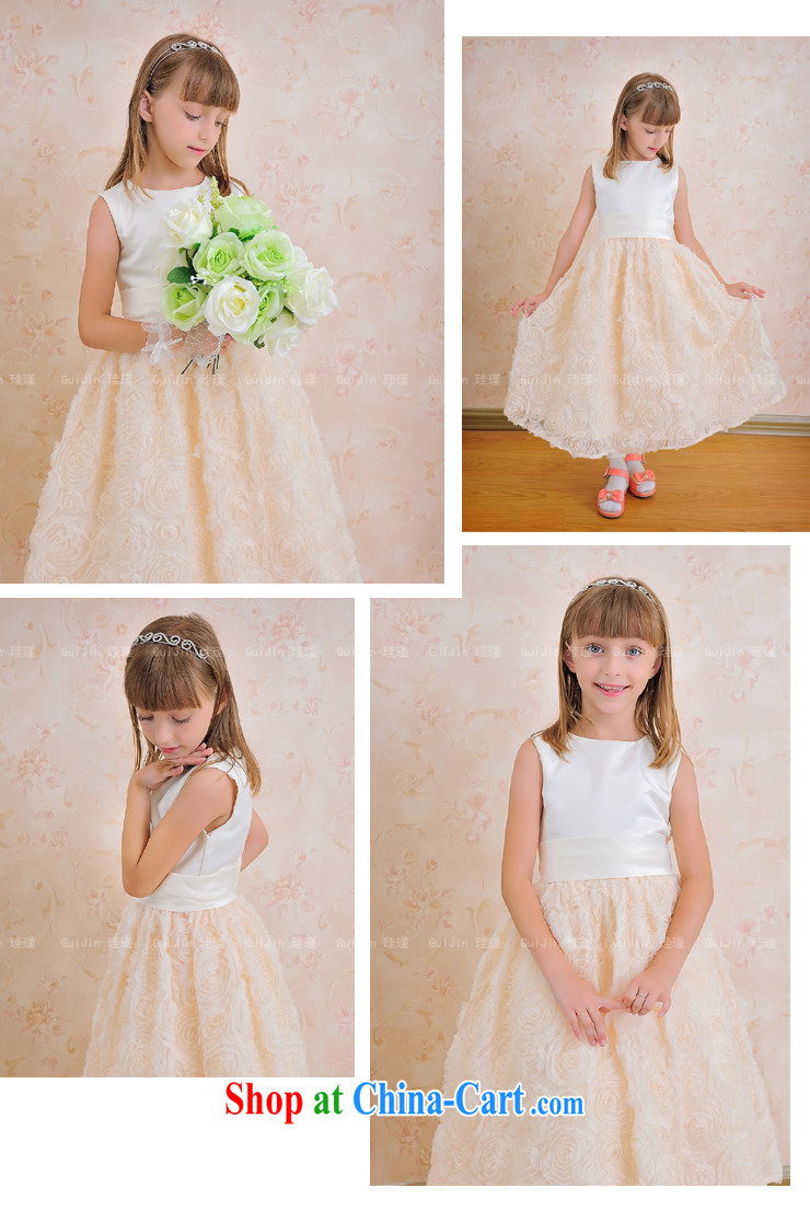 Moon 珪 guijin, click children's wear dress Children's concert dance serving serving champagne color flowers skirt with T 63 white + champagne color 10, scheduled 3 Days from Suzhou shipping pictures, price, brand platters! Elections are good character, the national distribution, so why buy now enjoy more preferential! Health