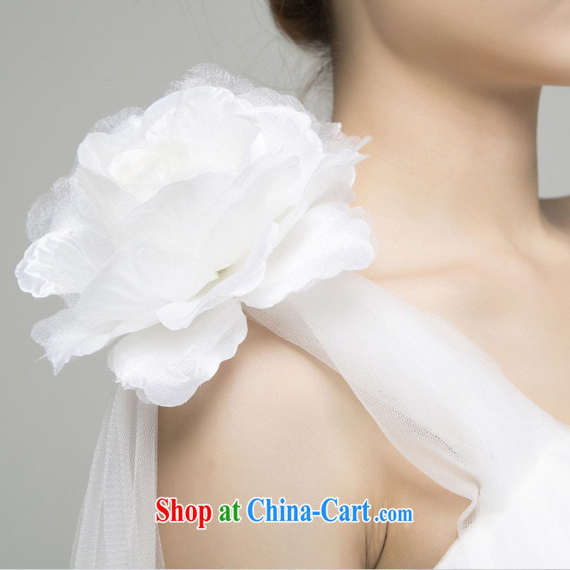 Recall that the red makeup summer Korean fashion the shoulder with flowers to bind with a high waist wedding marriage is the pregnant women to wear 2015 new H 13,736 white XL, recalling that the red makeup, shopping on the Internet