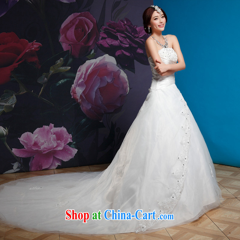Recall that the red makeup summer wedding dresses new 2015 retro tie-off chest wedding Korean-style Deluxe Big-tail bridal H 11,022 white XL (Spot) and recalled that the red makeup, shopping on the Internet