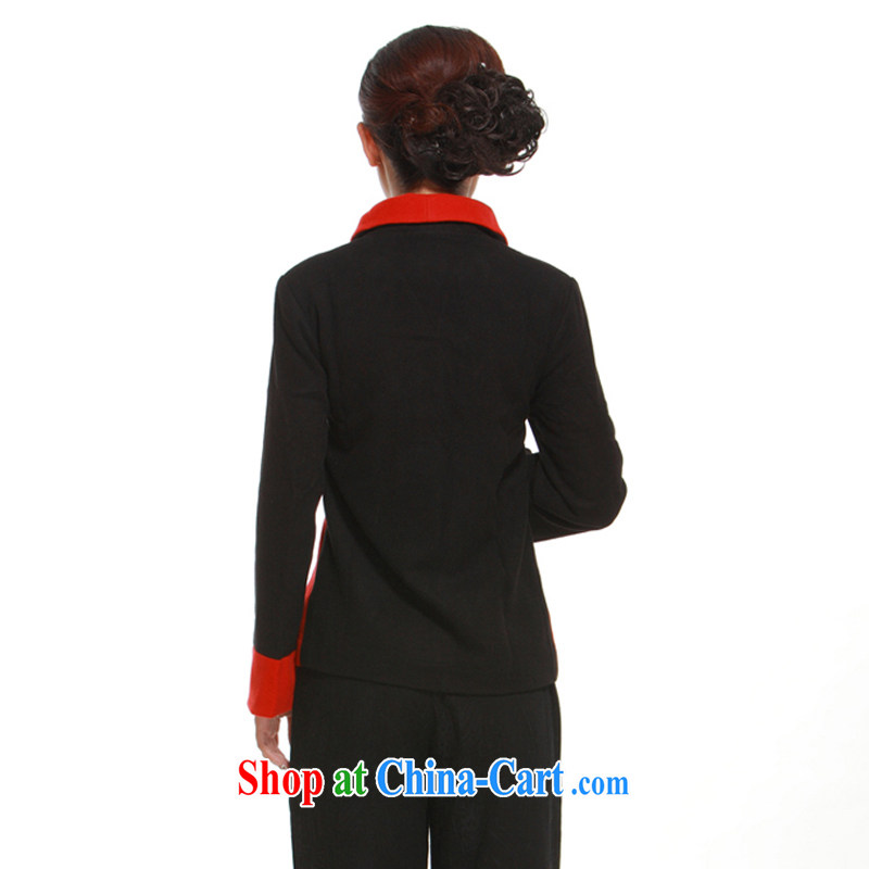 Spring and Autumn 2014, the gross it jacket Tang with Ms. gross T-shirt so the collar and elegant atmosphere slim Li know QW 319 black XXXL, slim Li (Q . LIZHI), and, on-line shopping