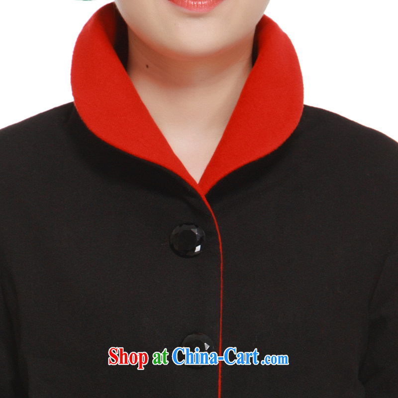 Spring and Autumn 2014, the gross it jacket Tang with Ms. gross T-shirt so the collar and elegant atmosphere slim Li know QW 319 black XXXL, slim Li (Q . LIZHI), and, on-line shopping