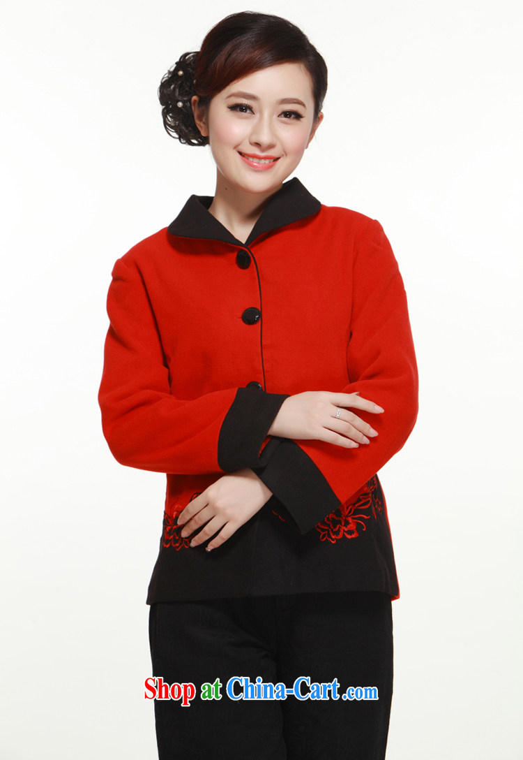 Spring and Autumn 2014, the gross it jacket Tang with Ms. gross T-shirt so the collar and elegant atmosphere slim Li know QW 319 black XXXL pictures, price, brand platters! Elections are good character, the national distribution, so why buy now enjoy more preferential! Health