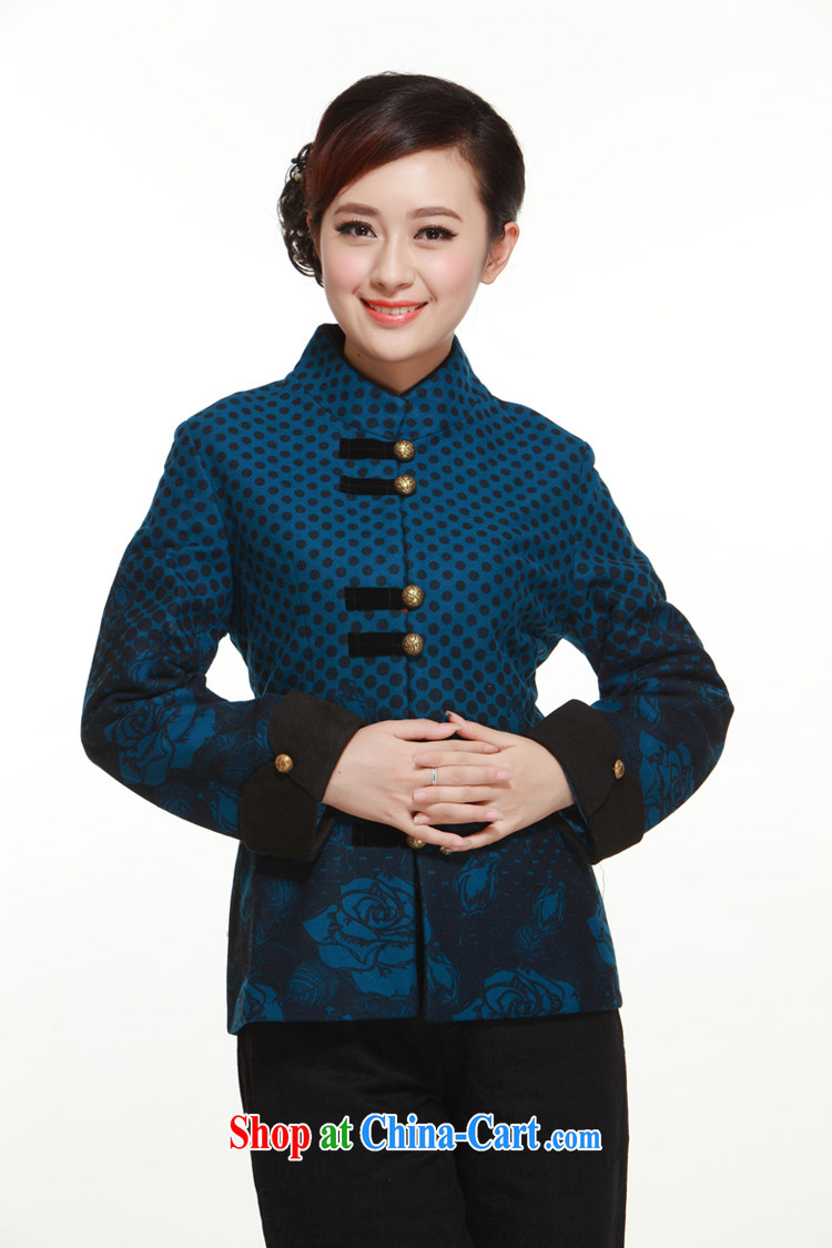 2014 new hair so short jacket with Ms. gross T-shirt, so for an elegant atmosphere slim li know QW 316 blue XXXL pictures, price, brand platters! Elections are good character, the national distribution, so why buy now enjoy more preferential! Health