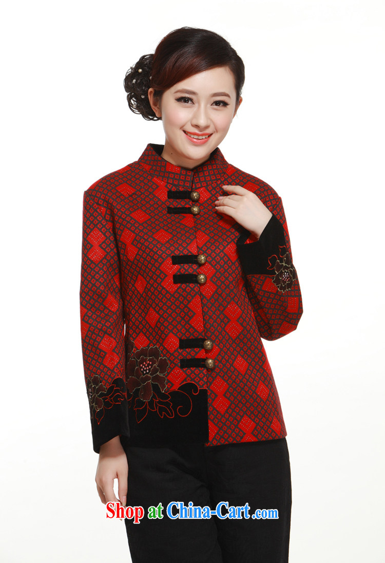 2014 new diamond pattern with short T-shirt, improved fashion? jacket slim li know QW 322 wine red XXXL pictures, price, brand platters! Elections are good character, the national distribution, so why buy now enjoy more preferential! Health