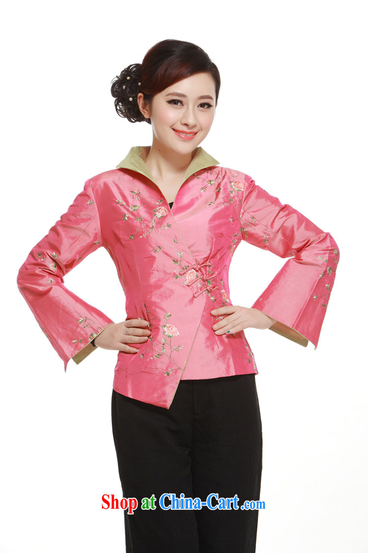 Slim li know 2015 new pink 3a charge-back, style improved Chinese shirt Ms. slim Li know QN 2961 pink XXXL pictures, price, brand platters! Elections are good character, the national distribution, so why buy now enjoy more preferential! Health