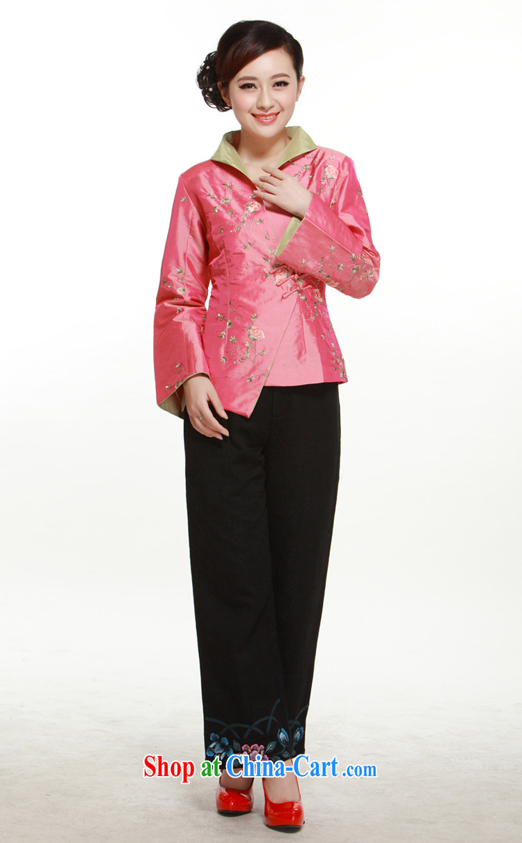 Slim li know 2015 new pink 3a charge-back, style improved Chinese shirt Ms. slim Li know QN 2961 pink XXXL pictures, price, brand platters! Elections are good character, the national distribution, so why buy now enjoy more preferential! Health