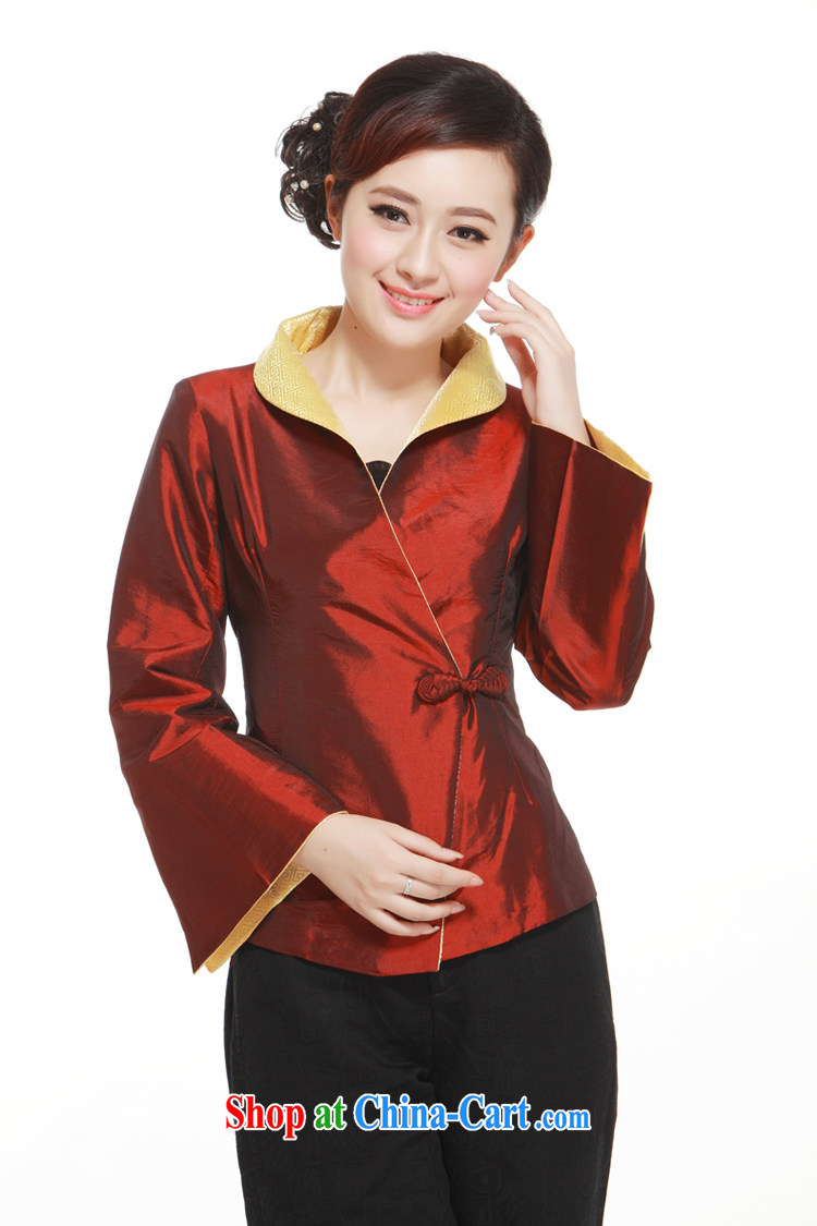 2015 spring new 4-color into the kernel for an elegant Exclusive stylish improved Chinese shirt Ms. slim Li know QN 3043 dark XXXL pictures, price, brand platters! Elections are good character, the national distribution, so why buy now enjoy more preferential! Health