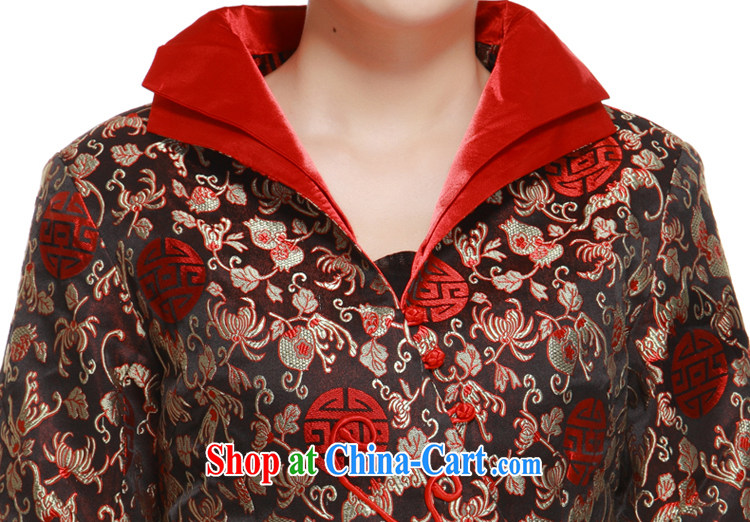 The slim li know as soon as possible standard 2015 brocade coverlets Chinese spring and autumn, the T-shirt Chinese long-sleeved dress jacket coin black XL pictures, price, brand platters! Elections are good character, the national distribution, so why buy now enjoy more preferential! Health