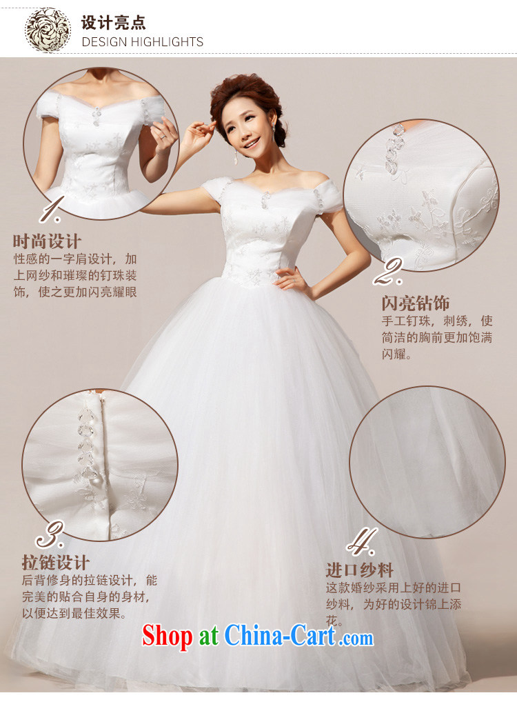 Taiwan's population 2014 new bridal wedding dresses the Field shoulder wedding Princess shaggy wedding XS 1933 white XXL pictures, price, brand platters! Elections are good character, the national distribution, so why buy now enjoy more preferential! Health