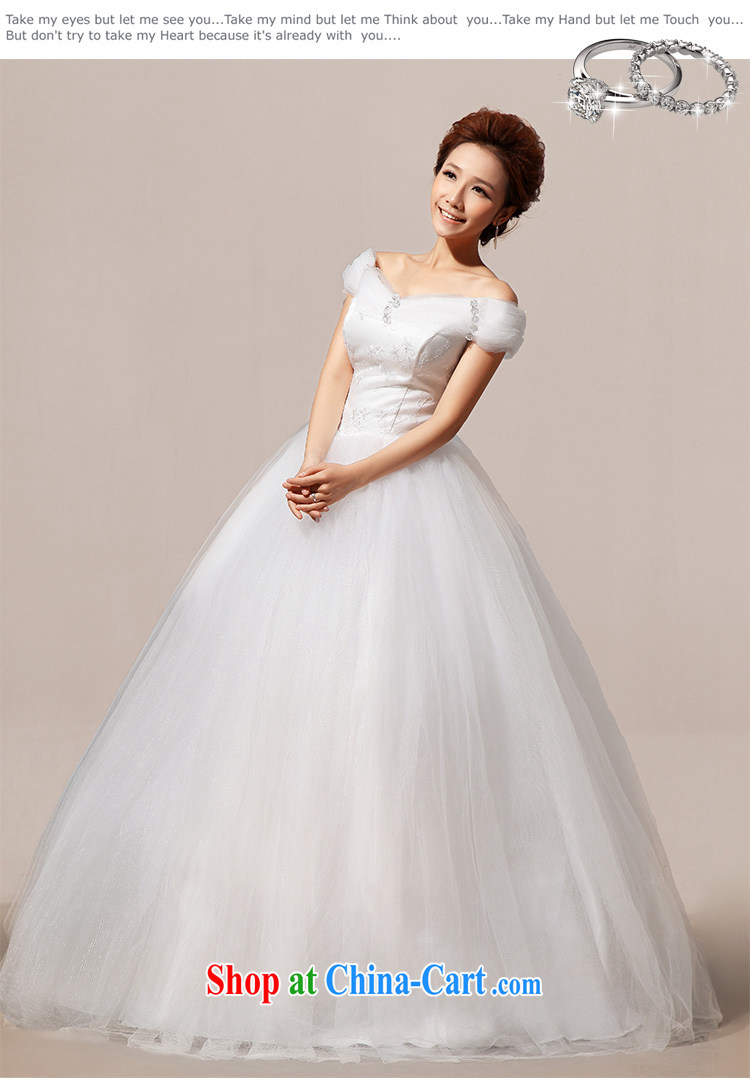Taiwan's population 2014 new bridal wedding dresses the Field shoulder wedding Princess shaggy wedding XS 1933 white XXL pictures, price, brand platters! Elections are good character, the national distribution, so why buy now enjoy more preferential! Health