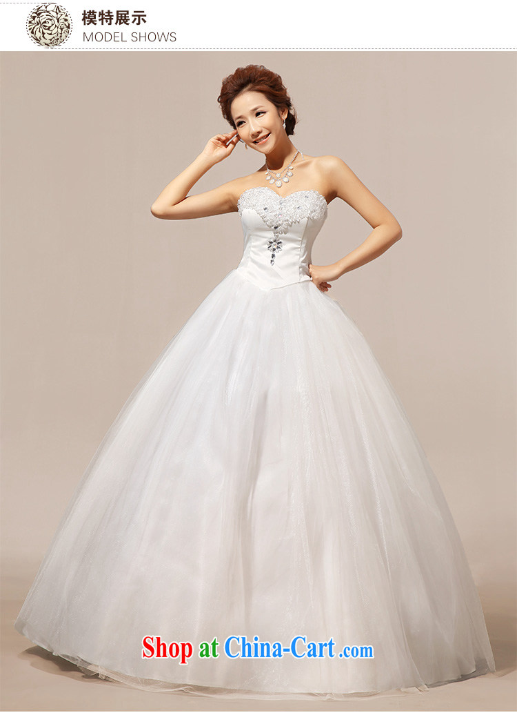 Taiwan's population 2013 Korean wiped chest wedding lace stitching crystal wood drill shaggy wedding dresses XS 1922 white XXL pictures, price, brand platters! Elections are good character, the national distribution, so why buy now enjoy more preferential! Health