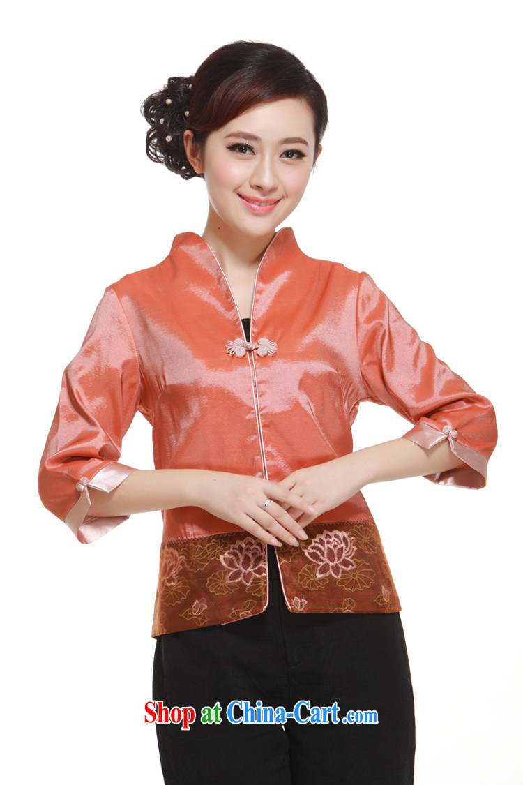 2015 new stylish and improved cultivation one piece snap-tang with T-shirt, small dress jacket slim li know QN 3161 orange XXXL pictures, price, brand platters! Elections are good character, the national distribution, so why buy now enjoy more preferential! Health