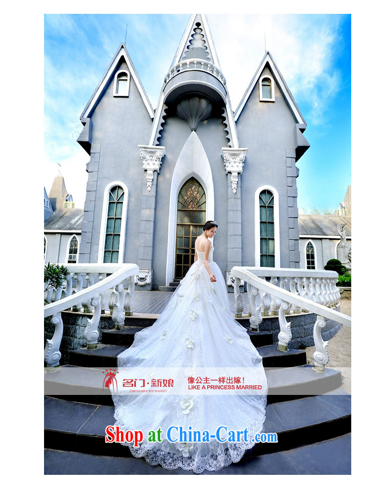 The bride's wedding dresses new Korean Princess Deluxe wipe chest long-tail wedding A 997 white L pictures, price, brand platters! Elections are good character, the national distribution, so why buy now enjoy more preferential! Health