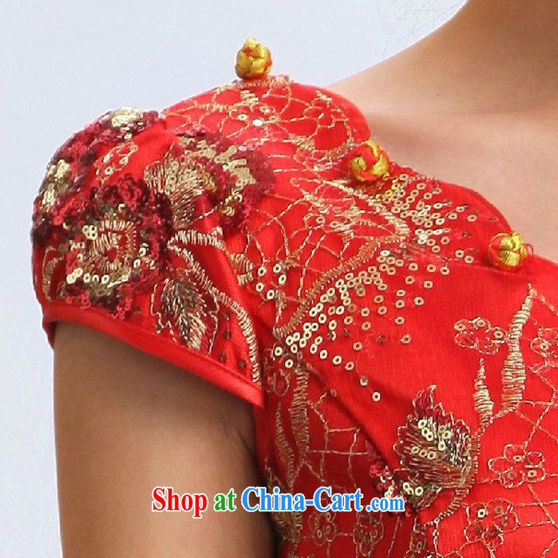 Baby bridal 2013 new, improved cheongsam stylish summer performances performances serving serving marriages red toast serving red waist measure 9, my dear Bride (BABY BPIDEB), online shopping