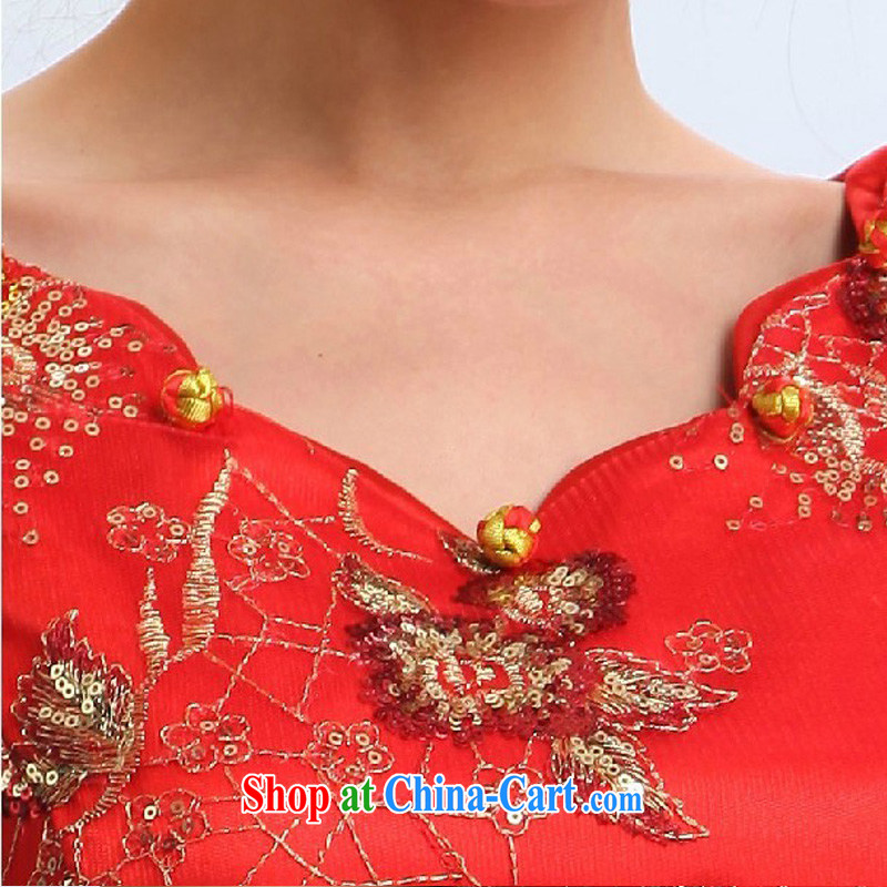 Baby bridal 2013 new, improved cheongsam stylish summer performances performances serving serving marriages red toast serving red waist measure 9, my dear Bride (BABY BPIDEB), online shopping