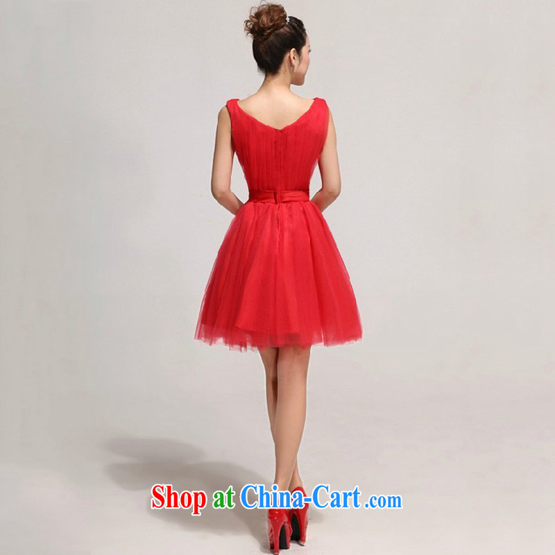 Baby bridal new 2014 marriage short, dresses in Europe the evening dress Red White bridal red waist 2 feet, my dear Bride (BABY BPIDEB), online shopping