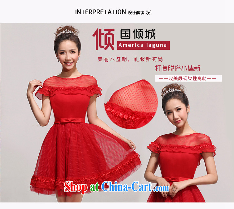 Baby bridal 2014 new bride bridesmaid dresses small sweet fairy tale Princess short wedding short evening dress red waist 2 feet 4 pictures, price, brand platters! Elections are good character, the national distribution, so why buy now enjoy more preferential! Health