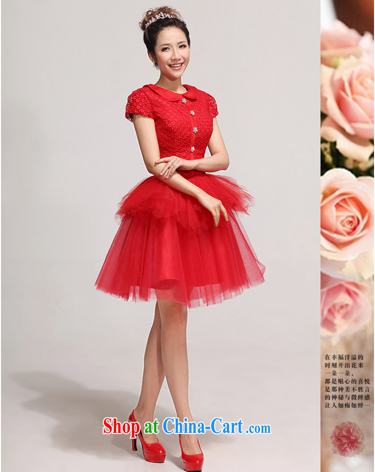 Baby bridal bridal wedding dress red lace short bows service bridesmaid wedding evening gown red XXL pictures, price, brand platters! Elections are good character, the national distribution, so why buy now enjoy more preferential! Health