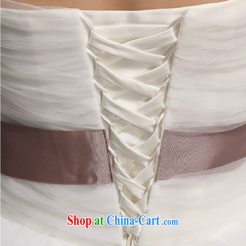 My dear bride Korean Princess bride wiped his chest, wedding dresses 2014 new large, pregnant women custom white XXL, my dear Bride (BABY BPIDEB), shopping on the Internet