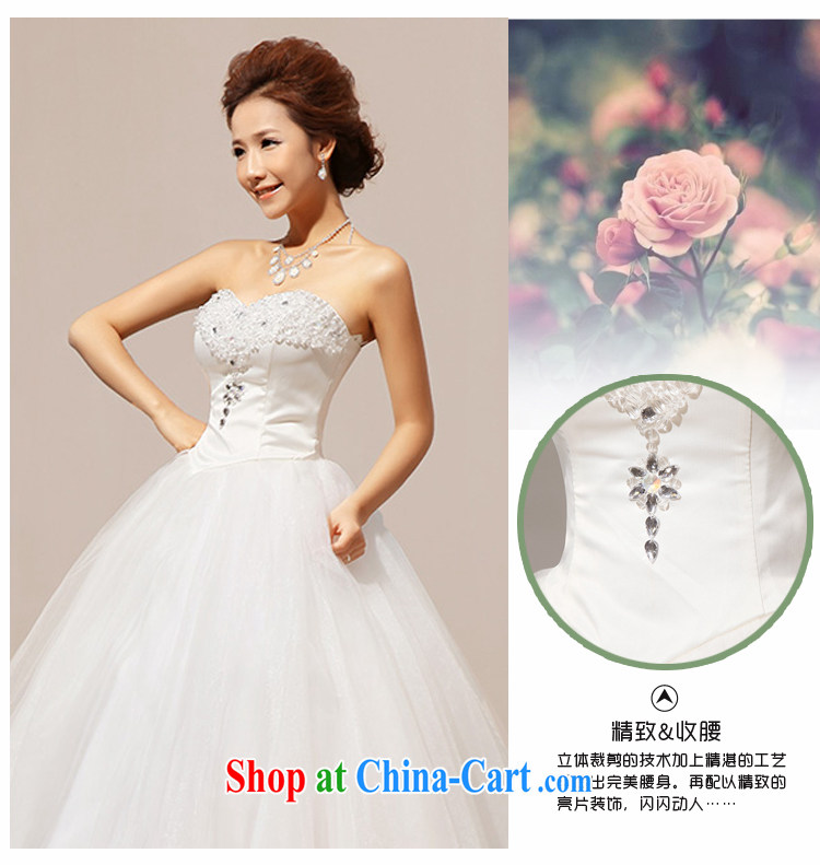 Baby bridal spring and fall new 2014 outdoor minimalist clean bare chest Korean version of thin crystal a pearl, with wedding dresses white XXL pictures, price, brand platters! Elections are good character, the national distribution, so why buy now enjoy more preferential! Health