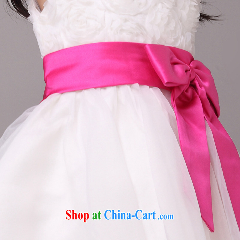 MSLover sweet lace shaggy skirt girls skirt Princess children's dance stage dress wedding dress flower girl dress 1005 white 4, name, Elizabeth (MSLOVER), online shopping