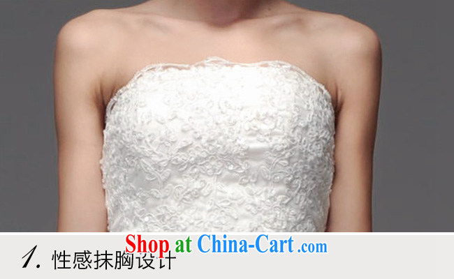 A yarn wedding dresses 2015 new Korean crowsfoot, wedding lace bare chest small tail wedding NW 0705 white XXL code 30 days pre-sale pictures, price, brand platters! Elections are good character, the national distribution, so why buy now enjoy more preferential! Health