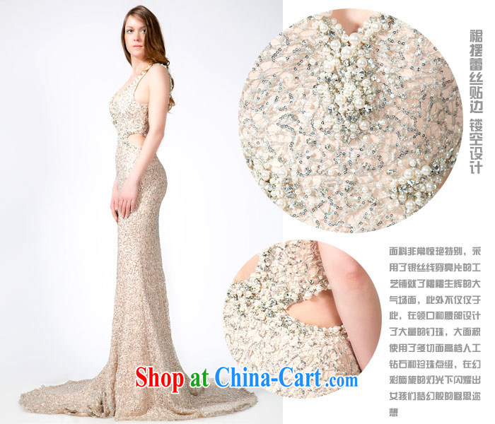 A yarn wedding dresses 2013 bare color dual shoulder straps dress Deep V collar crowsfoot, dress 20240711 bare color XXL code 15 days pre-sale pictures, price, brand platters! Elections are good character, the national distribution, so why buy now enjoy more preferential! Health