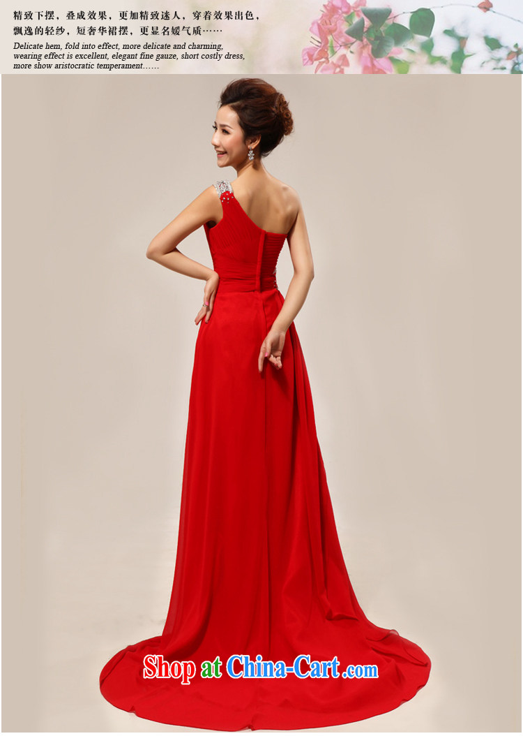 Baby bridal bridal red dress, long marriage and stylish single shoulder small dress bride wedding toast serving small tail red toast serving wine red XXL pictures, price, brand platters! Elections are good character, the national distribution, so why buy now enjoy more preferential! Health
