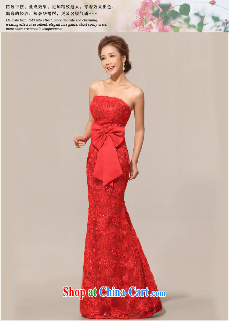 Baby bridal 2014 new dress bridal wedding wedding lace flowers toast wiped his chest dress red XXL pictures, price, brand platters! Elections are good character, the national distribution, so why buy now enjoy more preferential! Health
